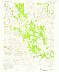 Post Oak Creek 1956 topographic map thumbnail