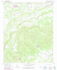 Potato Peaks 1968 topographic map preview
