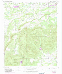 Potato Peaks 1968 topographic map thumbnail