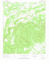 Potato Peaks 1968 topographic map thumbnail