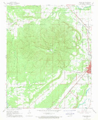 Poteau West 1968 topographic map thumbnail