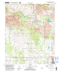 Quanah Mountain 1997 topographic map thumbnail