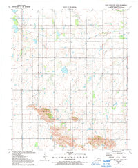 Rainy Mountain Creek 1991 topographic map thumbnail