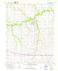 Red Rock 1972 topographic map thumbnail