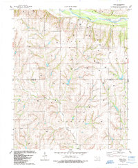 Rhea 1984 topographic map preview