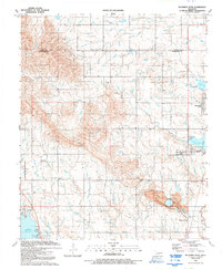 Richards Spur 1991 topographic map thumbnail