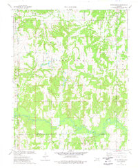Ritts Junction 1974 topographic map thumbnail