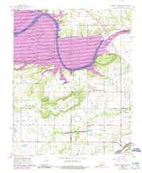 Robert S Kerr Dam 1967 topographic map thumbnail