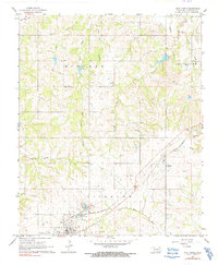 Roff North 1967 topographic map thumbnail