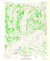 Roff North 1967 topographic map thumbnail