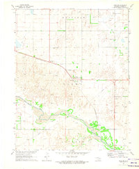 Rosston 1971 topographic map thumbnail
