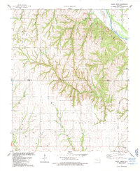 Rough Creek 1985 topographic map thumbnail