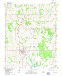 Rush Springs 1981 topographic map thumbnail
