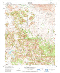 Saddle Mountain 1956 topographic map thumbnail