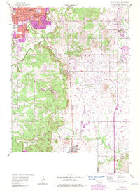 Sapulpa South 1958 topographic map thumbnail