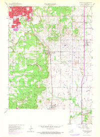 Sapulpa South 1958 topographic map thumbnail