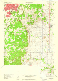 Sapulpa South 1958 topographic map thumbnail