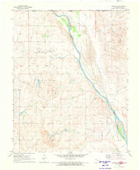 Selman NW 1970 topographic map thumbnail