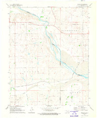 Selman SE 1971 topographic map preview