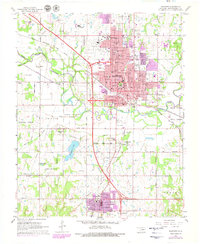 Shawnee 1967 topographic map thumbnail