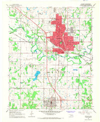 Shawnee 1967 topographic map thumbnail