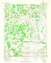 Shawnee NE 1967 topographic map thumbnail
