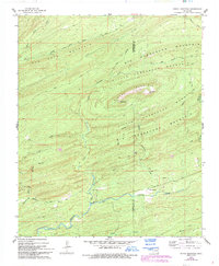 Signal Mountain 1962 topographic map thumbnail