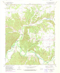 Siloam Springs NW 1972 topographic map thumbnail