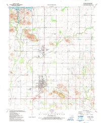Snyder 1991 topographic map thumbnail
