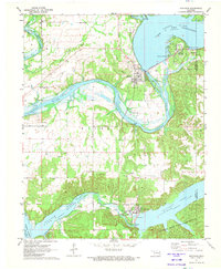 Spavinaw 1971 topographic map thumbnail
