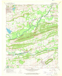 Spiro 1968 topographic map preview