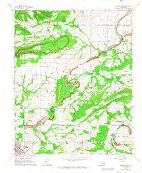 Stigler East 1962 topographic map thumbnail