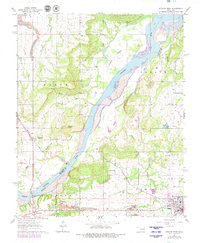 Stigler West 1962 topographic map thumbnail
