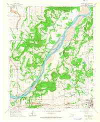 Stigler West 1962 topographic map thumbnail