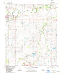 Stinking Creek 1984 topographic map thumbnail