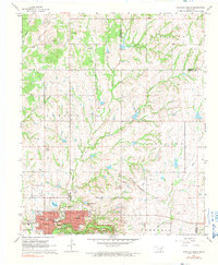 Sulphur North 1967 topographic map thumbnail
