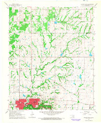 Sulphur North 1967 topographic map thumbnail
