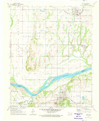 Taft 1971 topographic map preview