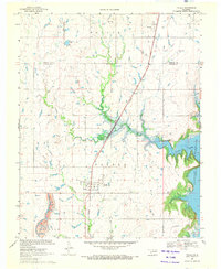 Talala 1970 topographic map thumbnail