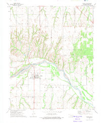 Taloga 1972 topographic map thumbnail