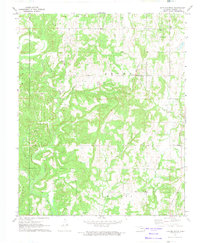Tate Mountain 1972 topographic map thumbnail