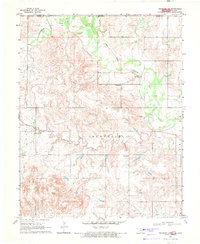 Tegarden NE 1969 topographic map thumbnail