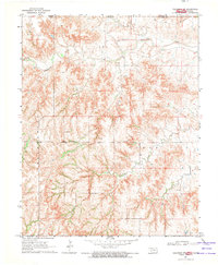 Tegarden NW 1969 topographic map thumbnail