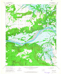 Texanna 1963 topographic map thumbnail
