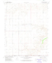 Texhoma SW 1973 topographic map thumbnail