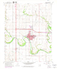 Tonkawa 1968 topographic map thumbnail