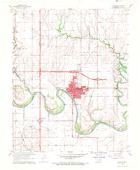 Tonkawa 1968 topographic map thumbnail