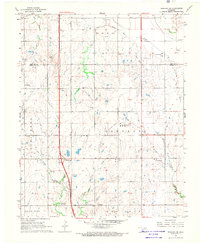 Tonkawa SE 1968 topographic map thumbnail