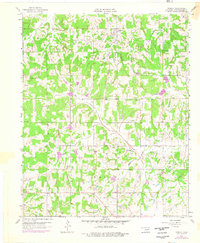 Tribbey 1958 topographic map thumbnail