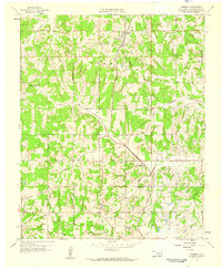 Tribbey 1958 topographic map thumbnail